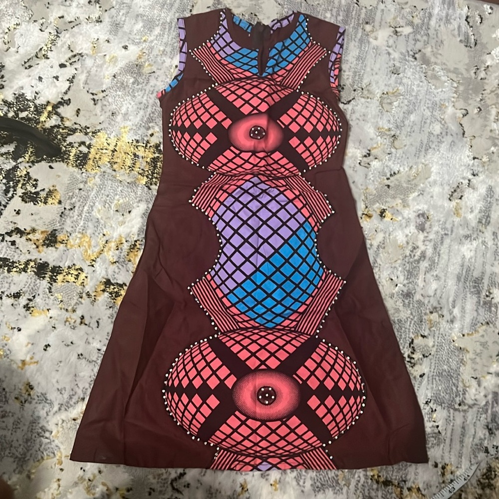 Girls Ankara dress with for any occasion size 4T